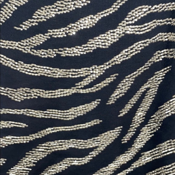 sequin zebra striped tank top - Picture 2 of 2